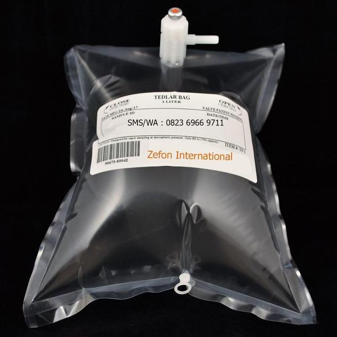 Tedlar Bag 1 Liter / Gas Sampling Bags 1 Liter / Gas Bag 1L