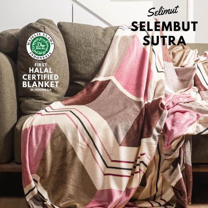 Akiko - Selimut Bulu Sutra Halus Lembut 180x200 Motif