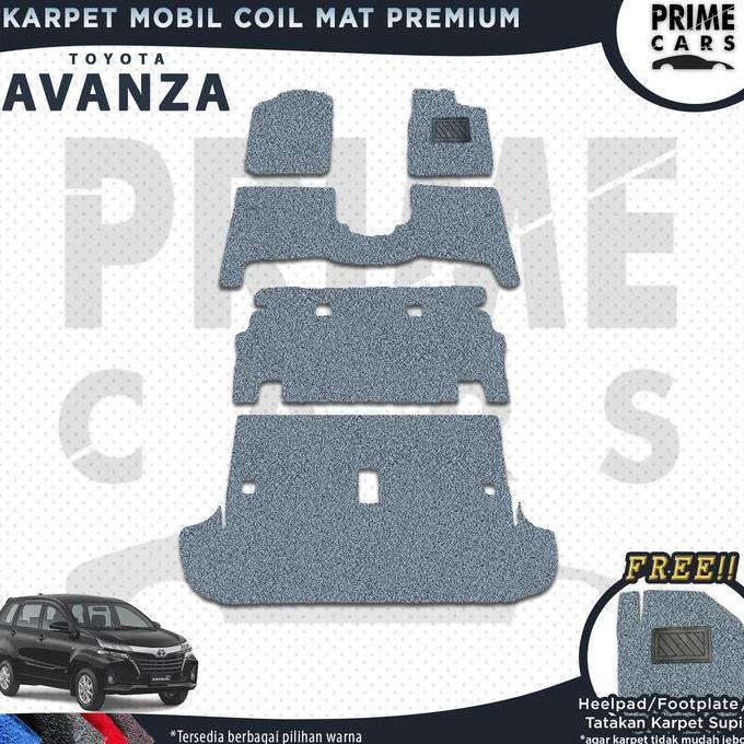 TERBARU - Karpet Mobil Coil mat AVANZA 2003 - 2021 old/ Grand New/ All new/ Veloz - Mie Bihun 1 Warn