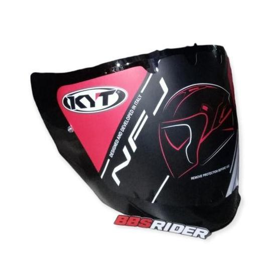 Kaca Helm Visor Flat dark KYT NFJ Pinlock