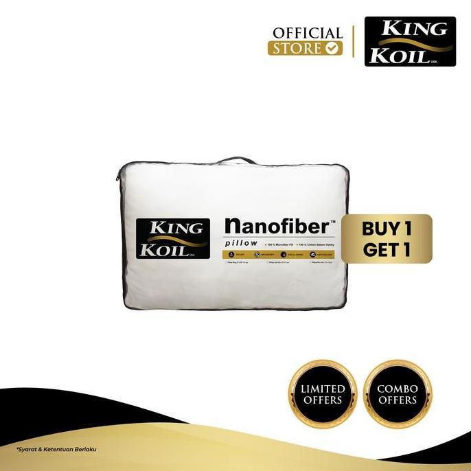 Sepulbaziz7 - King Koil Pillow Nano Fiber Soft Bantal Tidur Hotel Bed Nyaman