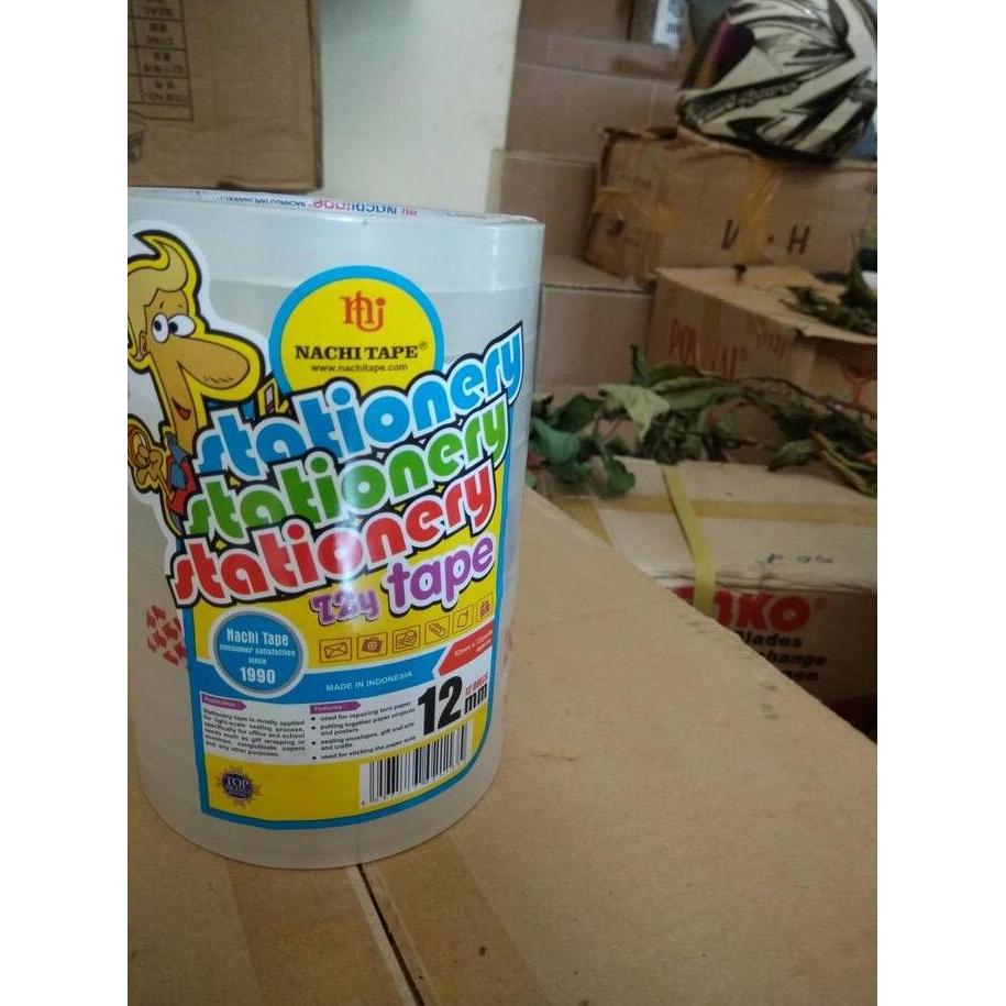 ~@~@~@~@] Nachi Tape 12mm/ isolasi bening 12mm