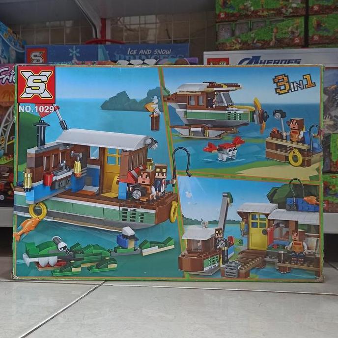 Mainan My World Minecraft Brick Chaobao Minifigure Building Block