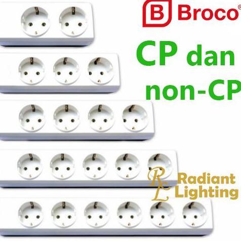 b1baylamon - stop kontak broco terminal listrik 2-6 lubang