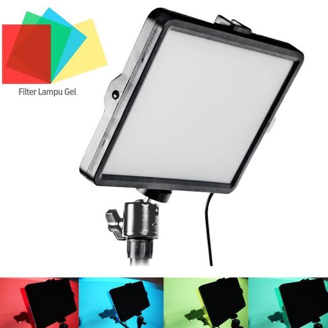 Overhead Tripod + Led Lampu Stand Hp Meja Holder Phone Holder Bracket 360 Lampu Fotografi Holder Hp