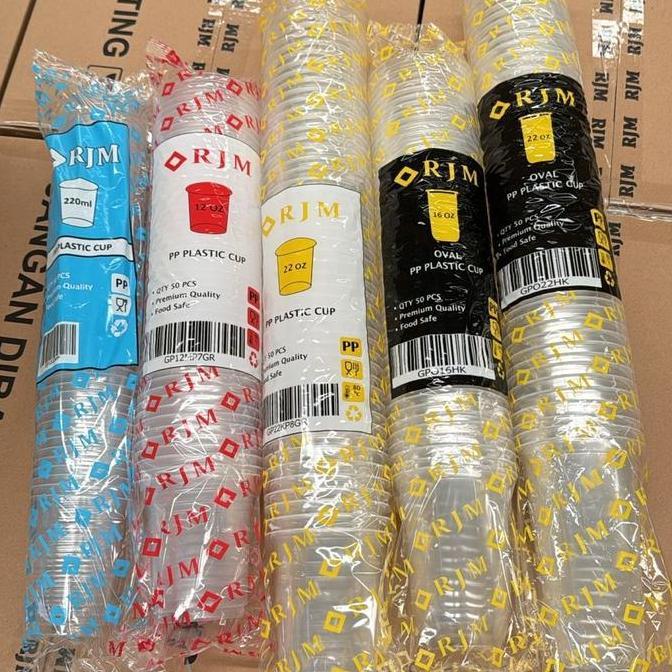 [50 PCS] CUP PP RJM PREMIUM - CUP PP RJM