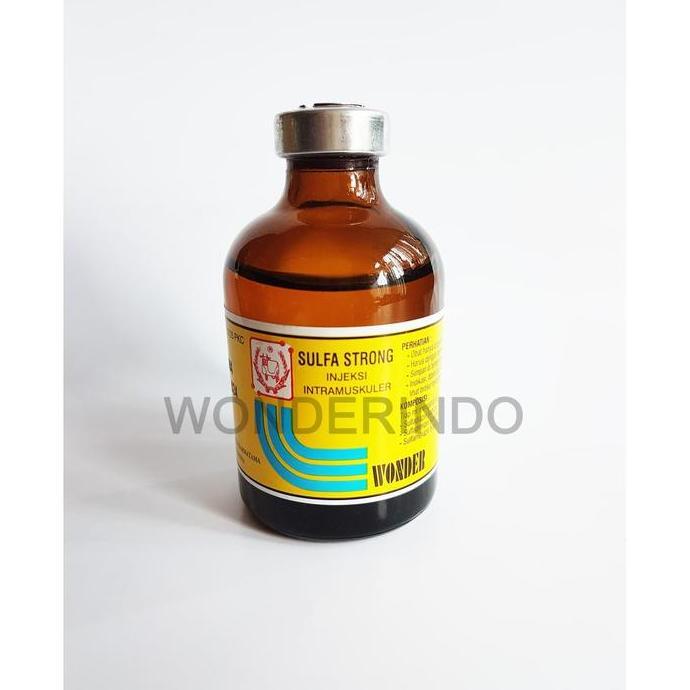 HARGA DISC - Sulfa Strong 50 mL antibiotik injeksi untuk hewan