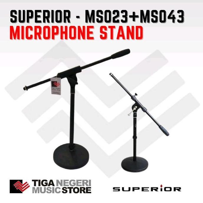 Stand Mic Pendek With Boom Merk Superior