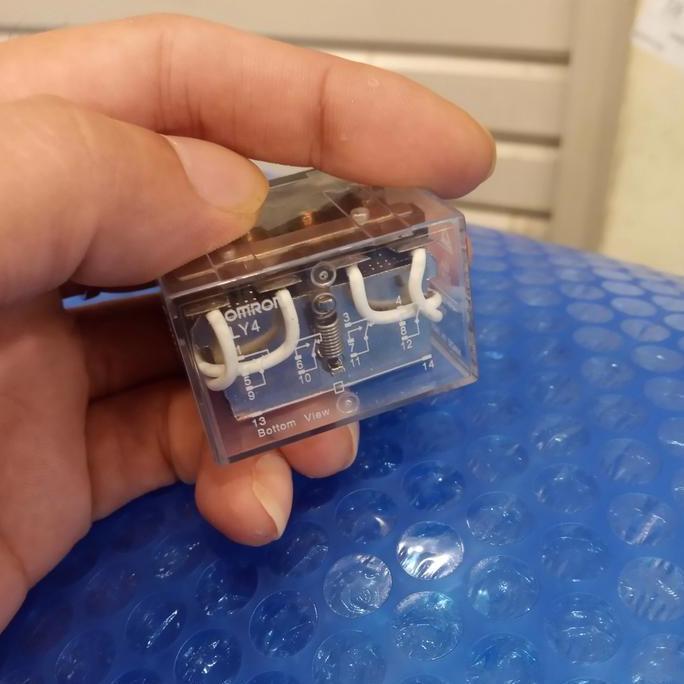 relay omron LY4 220V AC 10A asli 220VAC READY
