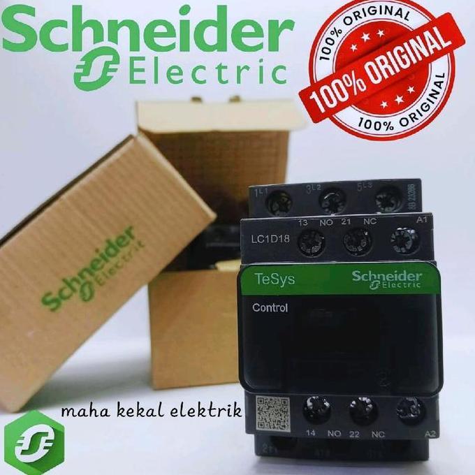 kontaktor schneider lc1d18m7 original 32a 220vac 3phase/kontaktor Schneider/kontaktor lc1d18m7 220va