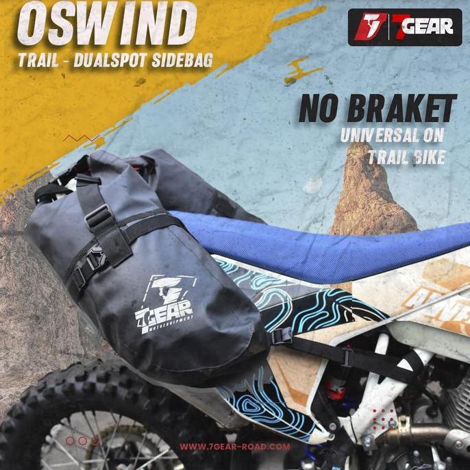 NEW SIDEBAG TRAIL 7GEAR OSWIND TAS MOTOR WATERPROOF ADVENTURE DUALPURPOSE ORI