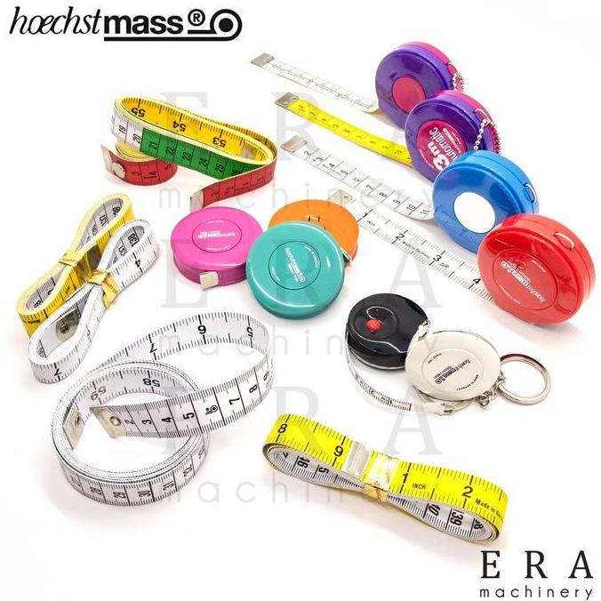 Hoechstmass Roller Tape Measure 'Hobby' 3M / Meteran Kain Asli Jerman 3 Meter Germany Original