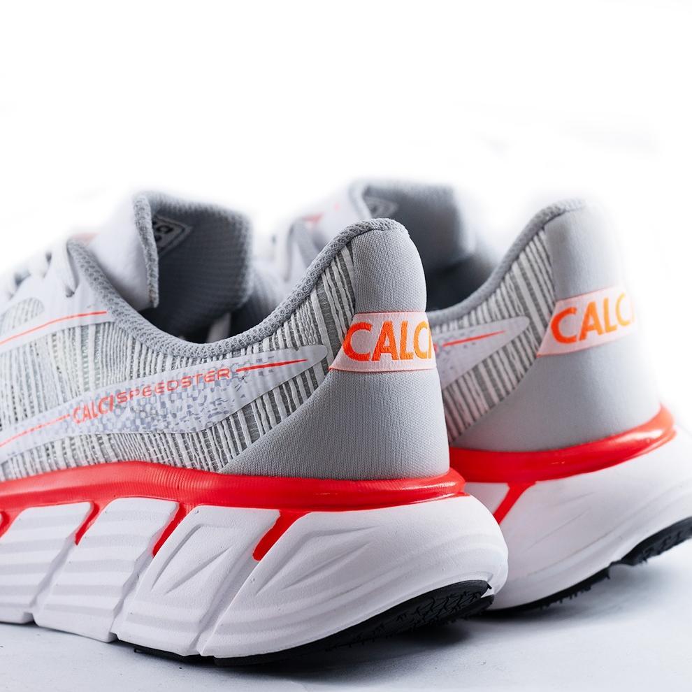 Grosir Calci Sepatu Lari / Running Shoes Audacity Aire - White/Orange