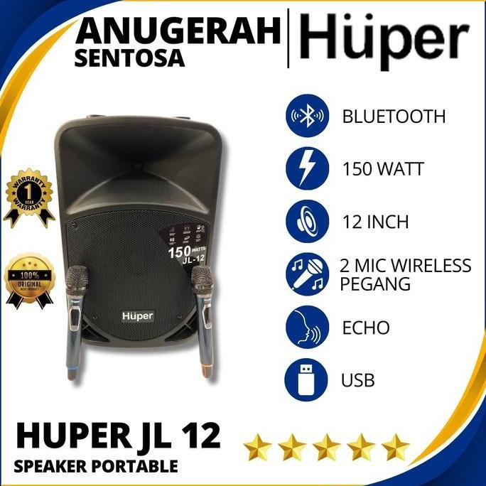 Speaker Aktif Huper JL 12 Ukuran 12 Inch Original