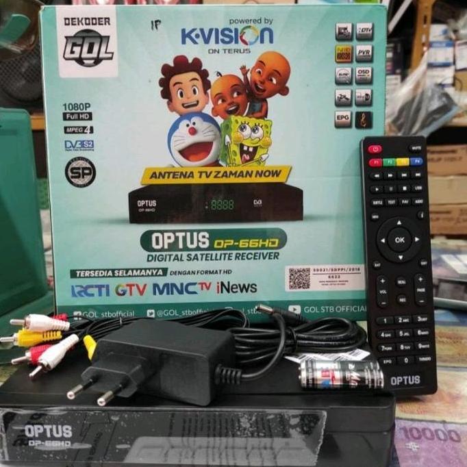 HARGA DISC - Digital Receiver GOL OPTUS OP-66HD / Antena Parabola TV