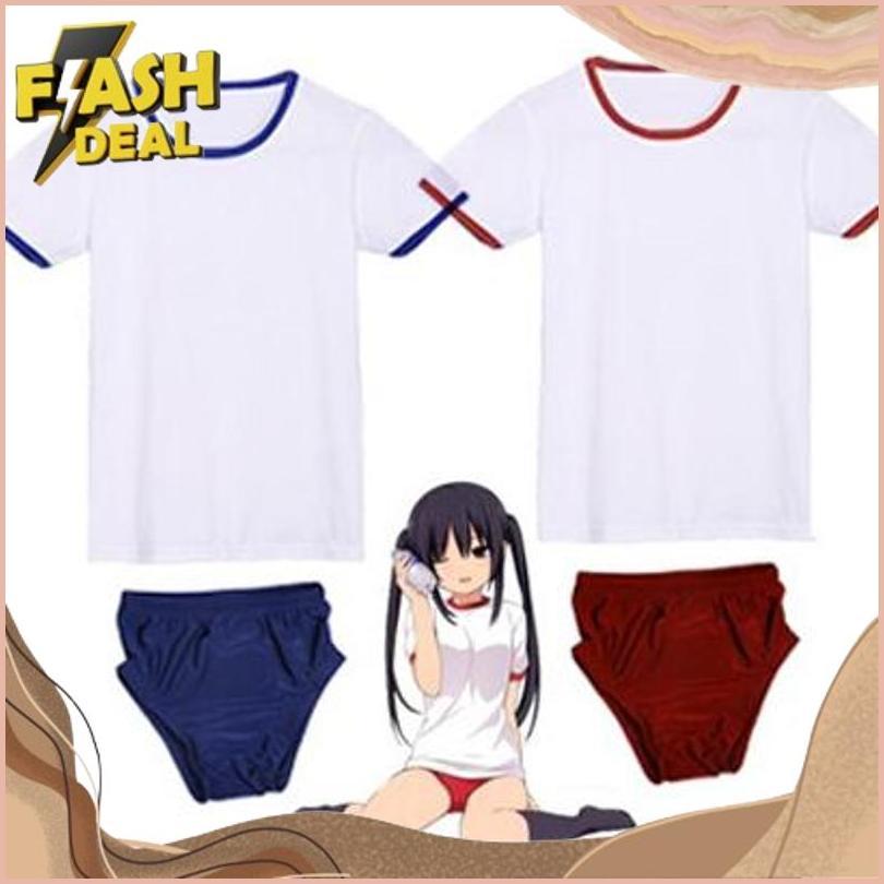 Ready Stock Li-115 Baju Senam Olahraga Sekolah Jepang Gym Seifuku Kostum Cosplay Dr-02