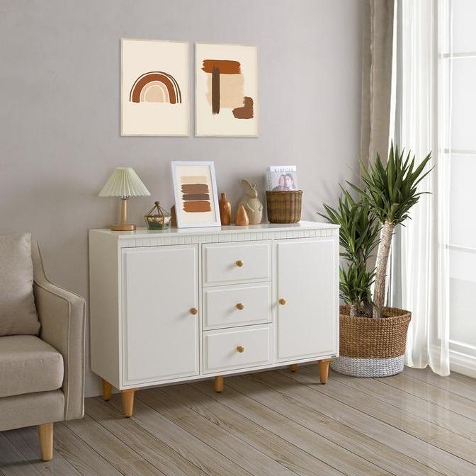 Terlaris Soho.Id Furniture Buffet Kabinet Penyimpanan Korea - Ellis Sideboard