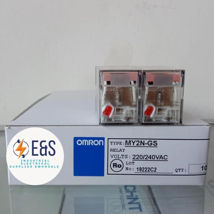 Relay Omron MY2N GS AC 220V 100% Original / Relay MY 2N BARU
