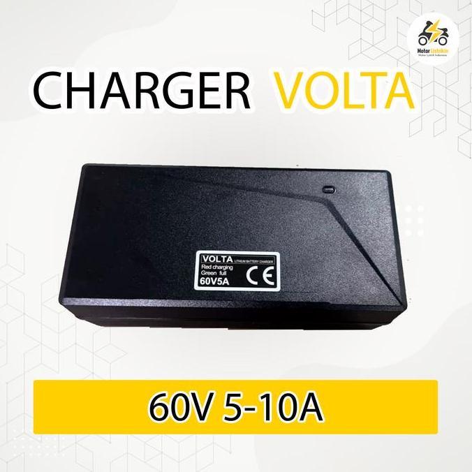 Charger Motor Listrik Volta Lithium Original