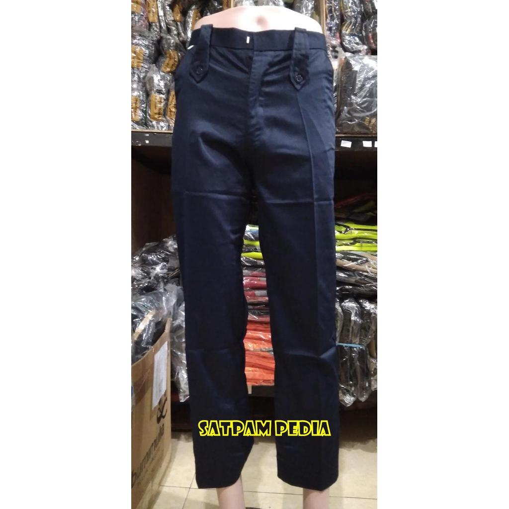 Murah Celana Panjang Biru Japan Drill Polos - Celana Pdh Panjang Biru