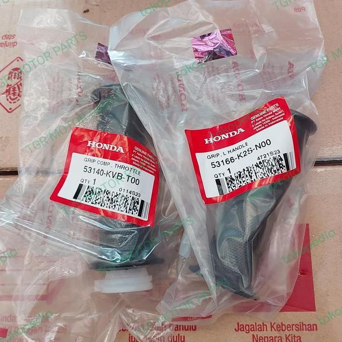 Handgrip Grip Stang Set Beat Fi Supra X 125 Scoopy Spacy Vario 110 Ori