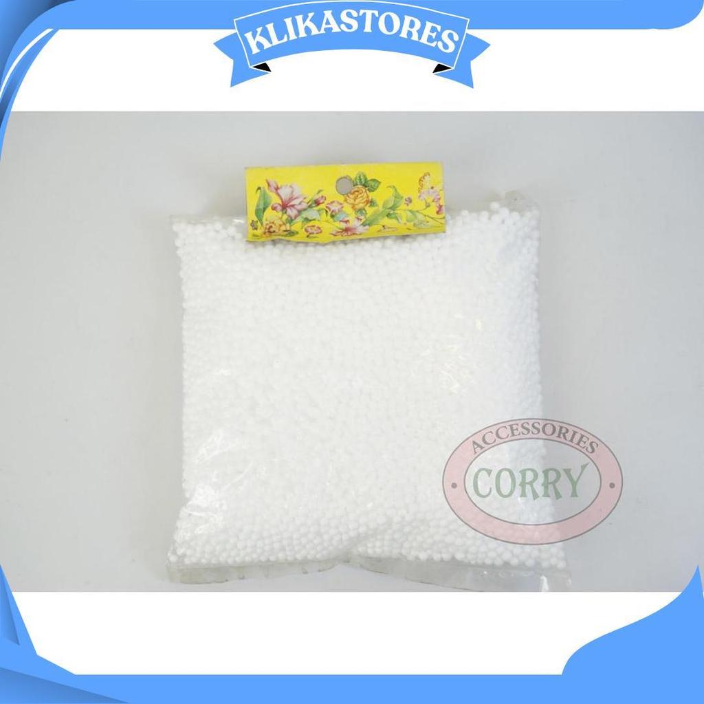 Butir Plastik Salju Putih Hiasan Dekorasi Parcel Pohon Natal Co Cod