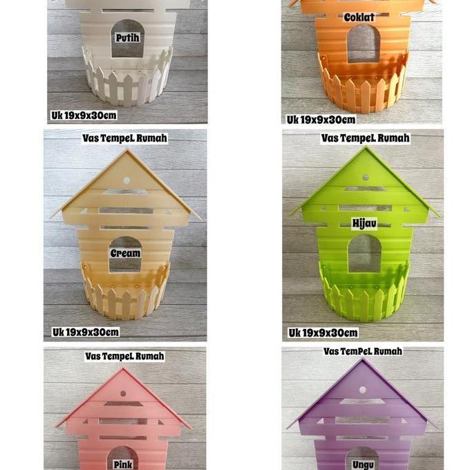favorit] Vas / Pot Pagar dinding / Tempel Rumah