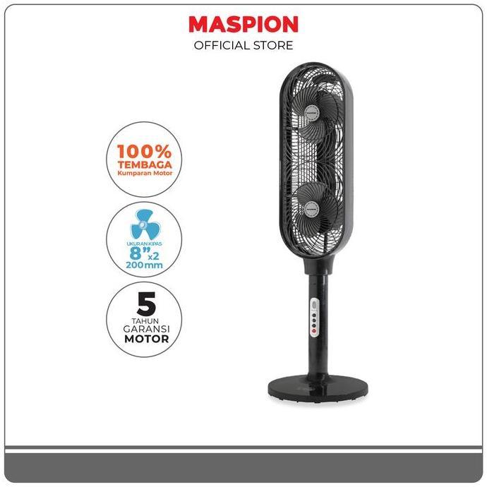 gonjabless - maspion tower fan 8 inch tf-4s - kipas angin susun hemat listrik