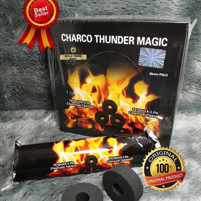 Arang Magic Charco Thunder Lite Arang Shishabukhur Dan Dupa Per Box