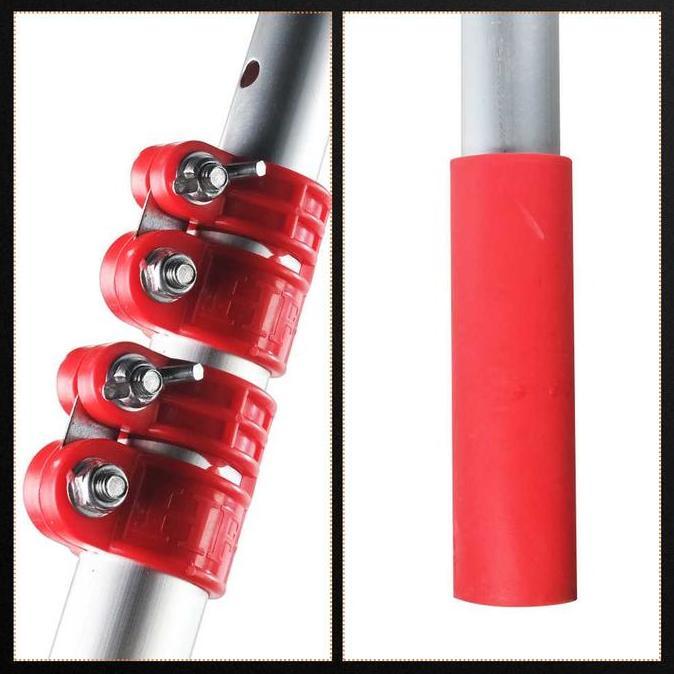 Tongkat Galah Teleskopik Bahan Aluminium Panjang Hingga 4 Meter