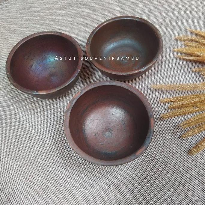 New- MANGKUK TANAH LIAT / mangkuk gerabah / mangkuk murah / kerajinan tanah