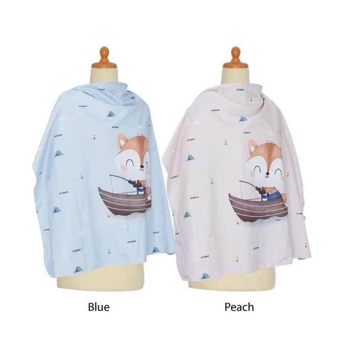 Promo Omiland Apron Menyusui / Penutup Ibu Menyusui Asi Fox Series Kain Penutup Anti Tembus Pandang 