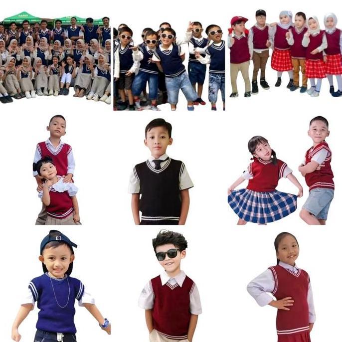 New- Rompi Rajut Korea Anak Laki-Laki Perempuan - Fashion Anak-Anak Baju