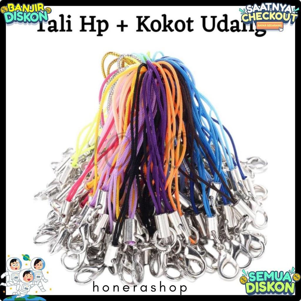 Diskon Up To 70% 15 Warna Tali Strap Hp + Kokot Udang / Tali Gantungan Hp / Tali Gantungan Flashdisk