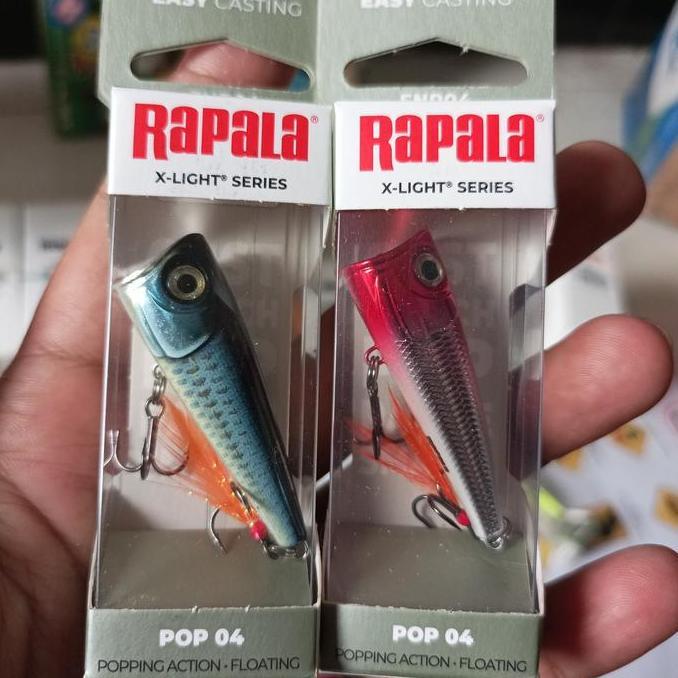 UMPAN POPPER RAPALA XLIGHT FNP04 UL SERIES WARNA BARU