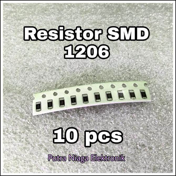 Baru (20pcs) Resistor SMD 1206 9,1 Ohm Chip 9R1 Tahanan SMD1206 9,1R putran1a Ayo Beli