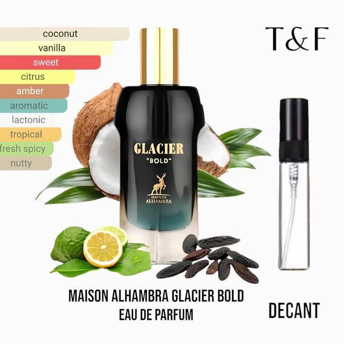 New- Parfum Decant Lattafa Maison Alhambra Glacier Bold