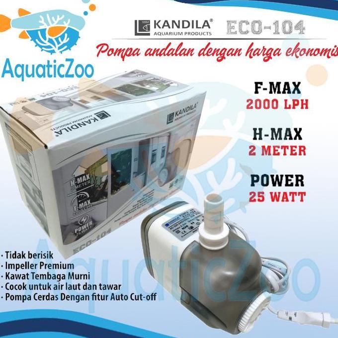 Kandila ECO 104 Pompa Air Aquarium Filter Powerhead 2000 LPH ECO104 PH EIG