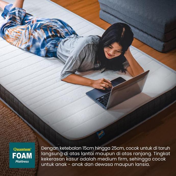 New- Quantum Kasur Busa Vakum Bonus Sprei & Bantal [ JAWA BALI]