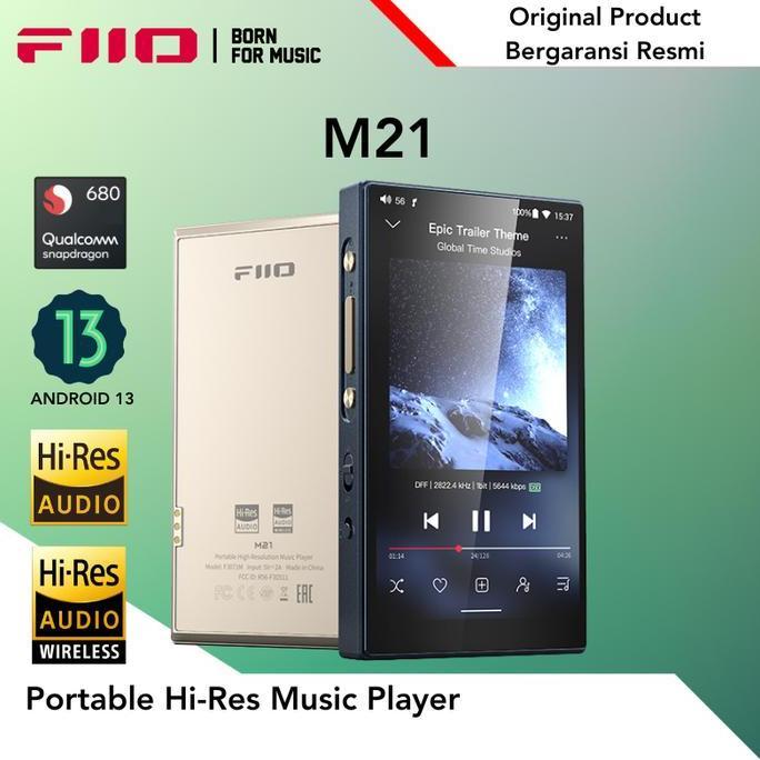 TERBARU FiiO M21 / M 21 / M-21 CS43198*4 Android 13 Portable Digital Music Player PROMO