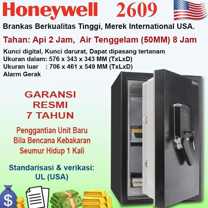 TERBARU HONEYWELL 2609 Brankas Tahan Api & Air, Garansi Resmi, Official Store BISA GOSEND
