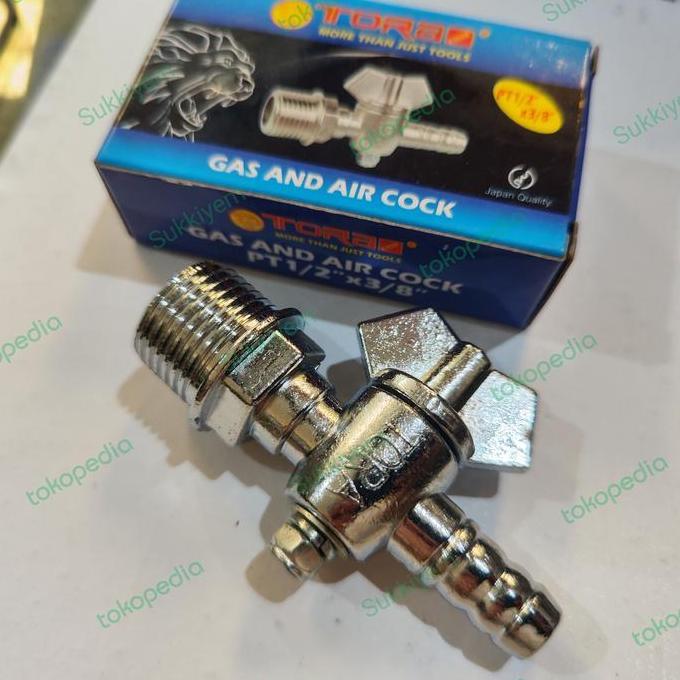 Buruan serbu] Stop Kran Angin / Gas Tora 1/2" x 3/8" - Gas And Air Cock
