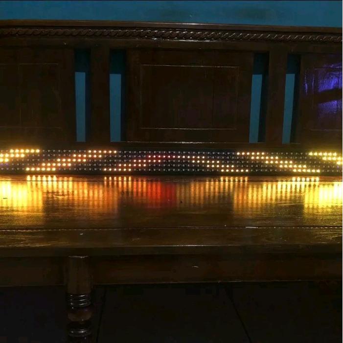 Strobo Running Text 5 Baris Dan 4 Baris Untuk Teks Bisa Diganti Lewat Hp Truk Pickup Dan Bus Led Fle