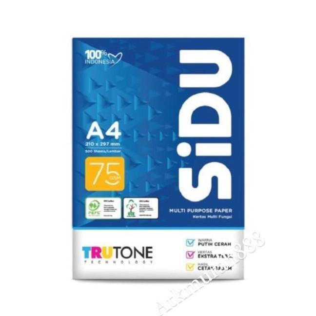 Kertas Hvs Sidu A4 75Gram