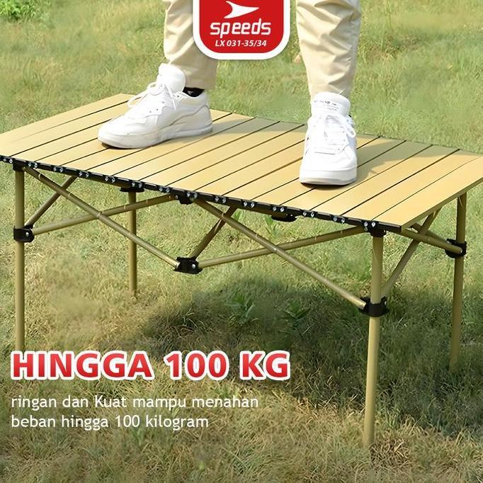 Qohahruns - Eiger Aluminium Camp Table Meja Lipat Camping Outdoor