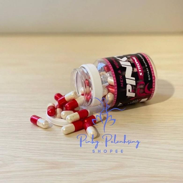 Pinky Pelangsing  Obat Diet Ampuh Penurun Berat Badan Pink Kapsul Merah Putih