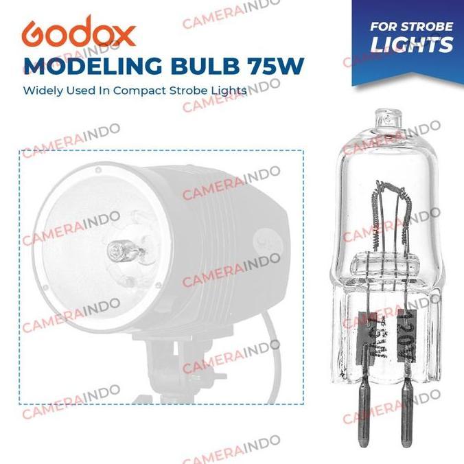 Modeling bulb 230v 75w Lampu Bohlam Godox Mini Studio