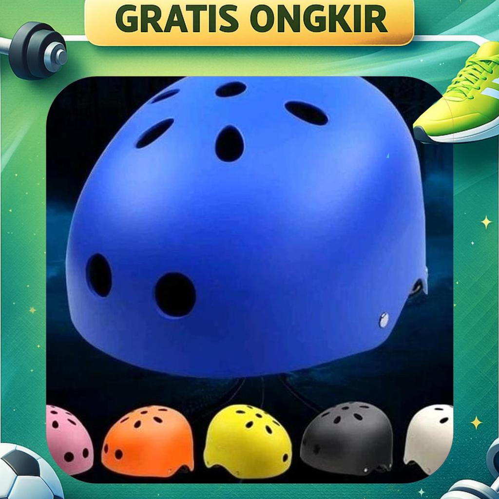 Helm Sepeda Anak Kid Skateboarding Helm Sepatu Roda Climbing Rafting Sepeda Listrik Putra Putri Terc