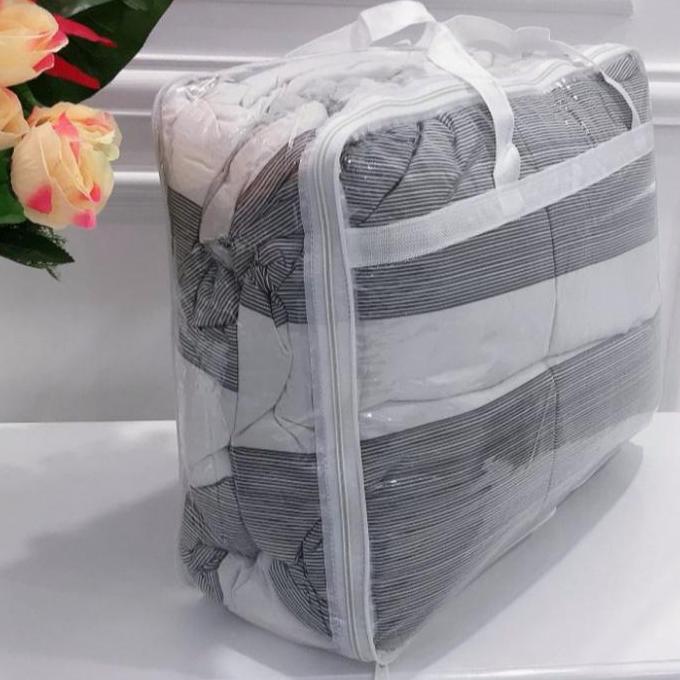 New- Tas Kantong Bedcover Plastik Mika Bening