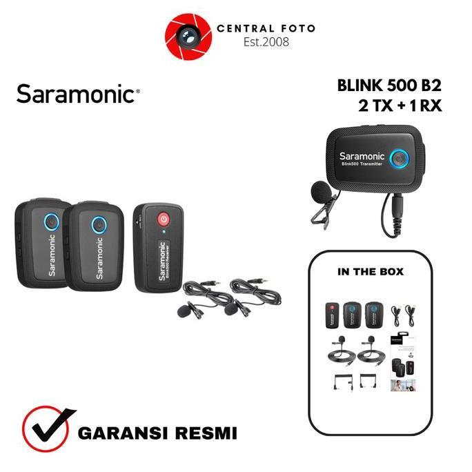 Jual Wireless Microphone / Microphone Wireless Saramonic Blink 500 B2